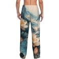 thumbnail image 7 of Salouo Mountain Lotus Serenity Print Pajama Pants for Men, Lounge Pants Elastic Waistband Casual Men's sleepwear Loungewear Sleep Pajama Pant -Small, 7 of 7