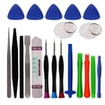 thumbnail image 2 of Inteprter 20 piezas/Kit de herramientas de reparación de teléfonos móviles de acero y plástico, mango de mano, reloj doméstico, herramientas de Teléfono y Comunicación, 2 of 6
