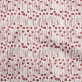 thumbnail image 1 of oneOone Viscose Chiffon Rust Brown Fabric Abstract Floral Sewing Fabric By The Yard Printed Diy Clothing Sewing Supplies 42 Inch Wide, 1 of 4