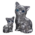 thumbnail image 2 of Puzzle de cristal 3D BePuzzled Cat & Kitten original para mayores de 12 años, 2 of 6