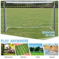 thumbnail image 6 of Exercise Equipment Kids Soccer Goals for Backyard Portable Youth Soccer Goal with Net 8x5 FT,Home Gym Equipment, 6 of 6