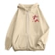 thumbnail image 4 of WILLBEST Sudadera Deportiva para Mujer Ladies' Christmas Printed Zipper Long Sleeved Pocket Adjuststring Casual Hooded Sweatshirt 2230 Grande, 4 of 8