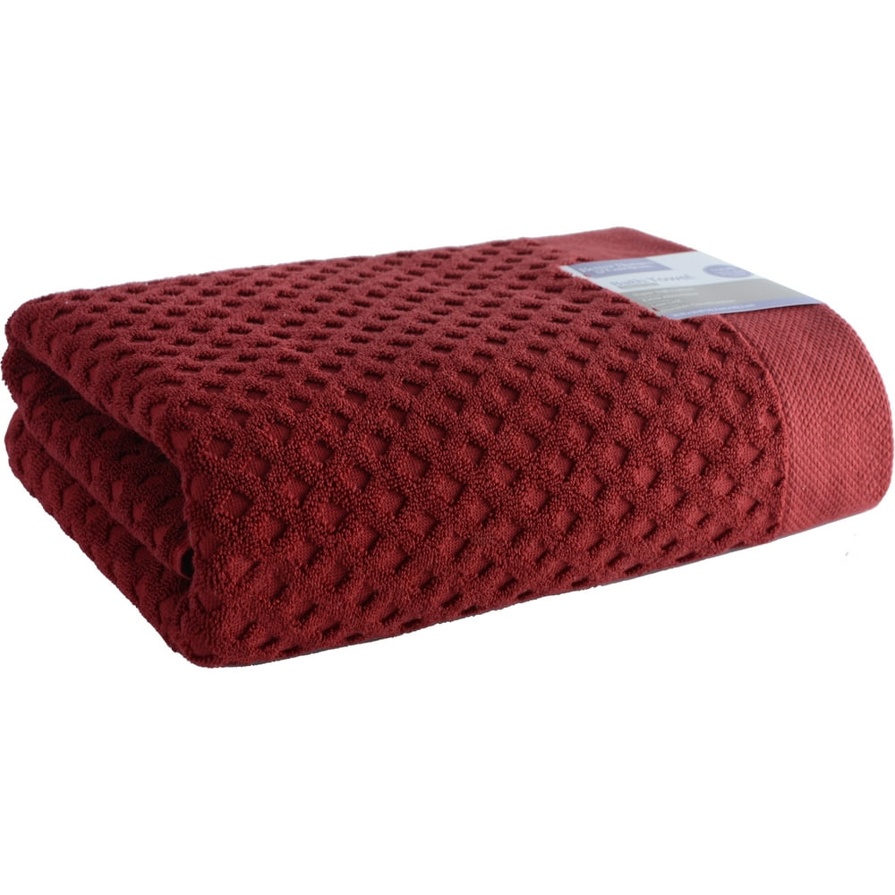 Better Homes & Gardens Thick & Plush Solid Textured Bath Towel Collection, 1 Each - Walmart.com