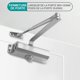 thumbnail image 2 of Automatic Hydraulic Door Closer, (45-65kg) Adjustable Groom Door Closer, Ideal Automatic Door Closer, 2 of 5