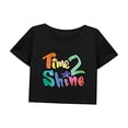 thumbnail image 3 of Camiseta Recortada de Moda Strade Fareast Limited para mujer uso diario XXL, 3 of 7