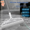 thumbnail image 3 of 【Buy 1 Get 1 Free】PET Material Magic Broom, Static Electricity Silicone Sweeper for Dust and Hair, Multifunctional Floor Scraper and Hand Mop for Home Use, 3 of 7