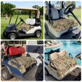 thumbnail image 6 of Golf Cart Seat Covers for 2 Seater, Rustic Botanical Soft Microfiber Cart Seat Towel Blanket, Vintage Floral Wildflower Absorbent Breathable Non Slip Bench Seats Protector for Golf Course 51"x31", 6 of 9