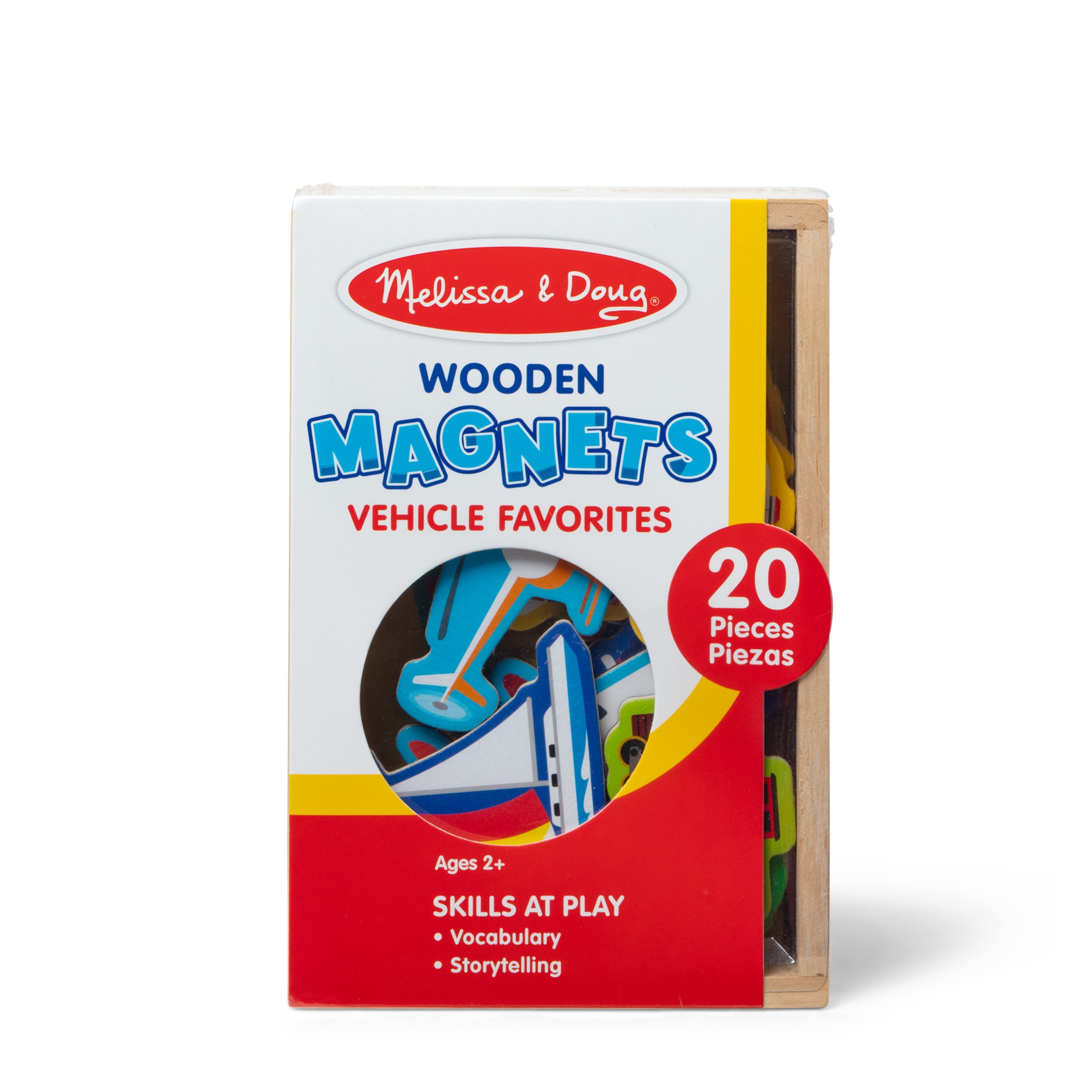 Melissa & Doug Wooden Magnets – Vehicles