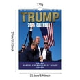 Rukui 2025 Donald Trump Wall Calendar Iconic Presidential Design