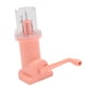 thumbnail image 5 of Minimáquina de tejer con carrete de mano, herramienta de tejer fácil de usar para hacer suéteres y pulseras, color rosa, 5 of 15