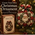 thumbnail image 2 of New Christmas Classics Patchwork Ornament DIY Kit Santa Claus Traditional Quilted Bauble Making Set For Festive Home Decor & Grandmother Gift Idea (Nutcracker), 2 of 7