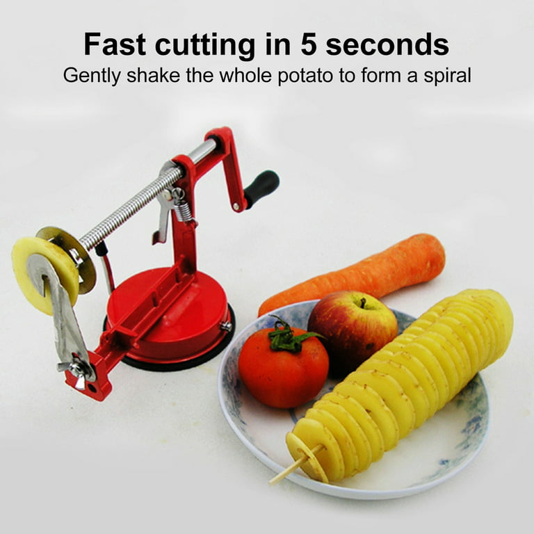 Spiral Potato Slicer Cutting Machine - French Fry Cutter 