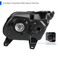 thumbnail image 4 of Spec-D Tuning Smoke Lens Headlights Compatible with 2010-2013 Ford Mustang L+R Pair Head Light Lamp Assembly, 4 of 6