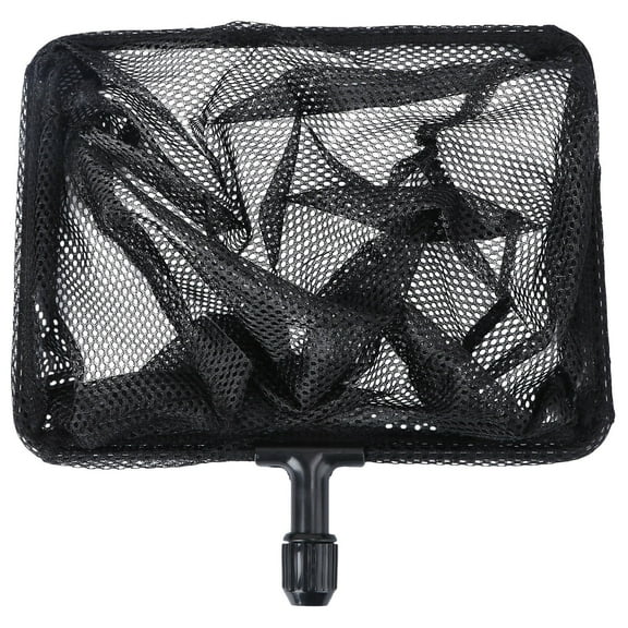 BESTOYARD Telescopic Fishing Net with Extendable Pole Black Supple Coated Mesh for Lakes and Ponds
