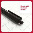thumbnail image 4 of Staples TRU RED Retractable Quick Dry Gel Pens Fine Point 0.5mm Blk Dozen TR54489, 4 of 9