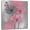 Pink, variant on Teal Dandelion Canvas Wall Art Teal Grey Dandelion with Butterfly on Modern Abstract Wall Art Aesthetic Wall Decor for Living Room Bedroom Bathroom Office, Framed Ready to Hang
