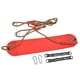 thumbnail image 5 of Asiento de columpio EVA, tablero blando rojo, cuerda ajustable, kit de accesorios para juegos infantiles, juego de columpios para exteriores, 5 of 14