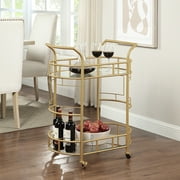 Better Homes & Gardens Fitzgerald Gold Metal Bar Cart