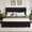 black, variant on Full/Queen/King Size Bed Frame with 2 Storage Drawers, Vintage Velvet Upholstered Bedframe with Wooden Slat Support and Button Tufted Wingback Headboard, No Box Spring Needed, Noise Free