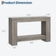 thumbnail image 2 of |8035|chic entrada solution: 1 pb frame 120cm gris consola mesa para estilizado para foyers|, 2 of 6