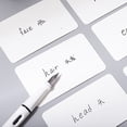 thumbnail image 6 of Hzzsbu 50pcs Vintage Blank Note Cards Double Sided Thick Cardstock DIY Greeting Invitation Message Note Cards Craft Paper for Drawing Calligraphy, 6 of 7