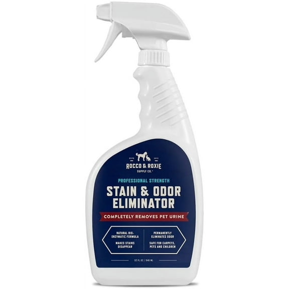 Rocco and Roxie Professional Strength Stain and Odor Eliminator [Dog Stain and Odor Control, New Dog Supplies, Rocco and Roxie, Dog Supplies] 32 oz