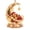 B, variant on Rysoverian Christmas 2D Acrylic Hanging Ornament, Character Pendant with Winter Village Scene for Tree Window Mantel Holiday Decor