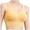 Yellow, variant on Herrnalise Sports Bra for Women Ladies Sports Bras Shockproof Large Size No Steel Rings Bra Woman's Yoga Fitness