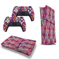 thumbnail image 5 of Stripe PS5/PS5 Slim Digital Disc Skin Sticker For Console And Controller Skins, 5 of 7