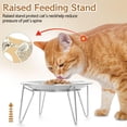 thumbnail image 2 of Comederos elevados de acero inoxidable para gatos Wellbro, 2 piezas, 2 of 6