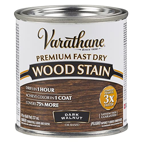 Varathane, Dark Walnut Fast Dry Stain, Half Pint