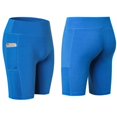 thumbnail image 4 of All Seasons Yoga Shorts Stretchable with Phone Pocket White, 4 of 9