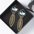 thumbnail image 4 of Swans Vintage Copper-Colored Lace Bookmarks: Stainless Steel Reading Accessories, Gifts for Book Lovers - Set of 2, 4 of 5