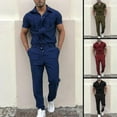thumbnail image 2 of Mens Short-sleeved Jumpsuit, 2 of 3
