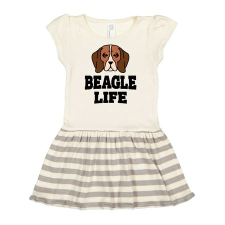 

Inktastic Beagle Life Gift Toddler Girl Dress