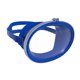 thumbnail image 4 of Máscara de buceo, gafas de buceo, equipo de snorkel antiempañamiento para adultos, impermeable, gran volumen, cómodas, lentes ovaladas transparentes. marco de acero azul, 4 of 8