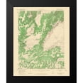 thumbnail image 2 of USGS 20x24 Black Modern Framed Museum Art Print Titled - Huntoon Valley Nevada California Quad - USGS 1958, 2 of 5