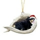 thumbnail image 2 of Adornos navideños, adornos navideños, regalos navideños, colgante decorativo de perro, colgante para árbol de Navidad, accesorios decorativos, colgante de ángel, 2 of 5