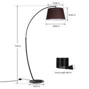 Arc Floor Lamp Modern Floor Lamp Tall Hanging Floor Lamp for Living Room Bedroom