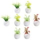 thumbnail image 2 of KAKOWELY 8 mini suculentas artificiales en maceta., 2 of 4