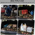 thumbnail image 3 of COEQINE Car Trunk Mat for Dogs All Season Rear Cargo Liner for Sedan SUV, Non-Slip Car Boot Liner Protector Universal Fit Most Car Models, Mushroom Floral Black, 3 of 7