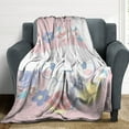 thumbnail image 4 of CINNAMOROLL Throw Blanket Cute Flannel Anime for Girls Boys Men Women, 4 of 7