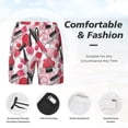 thumbnail image 5 of Lsque Mens Swim Trunks Makeup Pattern - Bathing Suit Compression Liner - Beach Swim Shorts Swimwear - (S-3XL) - Stretch Quick Dry -XX-Large, 5 of 9