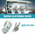 thumbnail image 2 of 1 Set Ignition Switch with Keys Replacement for EZGO GAS and Electric TXT for Medalist 1981-UP, 2 of 6
