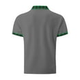 thumbnail image 4 of WAVSUF Lapel polo Shirt for Mens Soft Pique Polos Button T-Shirt Gray Size XL, 4 of 5