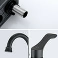 thumbnail image 5 of CoSoTower 4 Inches Centerset Bathroom Faucet 360° Swivel Spout, with Pop Up Drain - Matte Black, 5 of 6