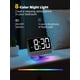 thumbnail image 5 of Reloj despertador digital Odokee Large Bold Number 5 plateado, 5 of 7