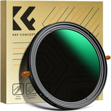 K&F Concept 67mm Variable Fader ND2-32 ND Filter and CPL Circular Polarizing Lens Filter in 1 for Camera Lens Waterproof Neutral Density Polarizer Filter (Nano-D Series)