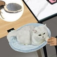 thumbnail image 6 of Ergonomic Cats Bed For Desk Adjustable Steel Frame Fabric Space Saving Desk Pet Hammock, 6 of 8