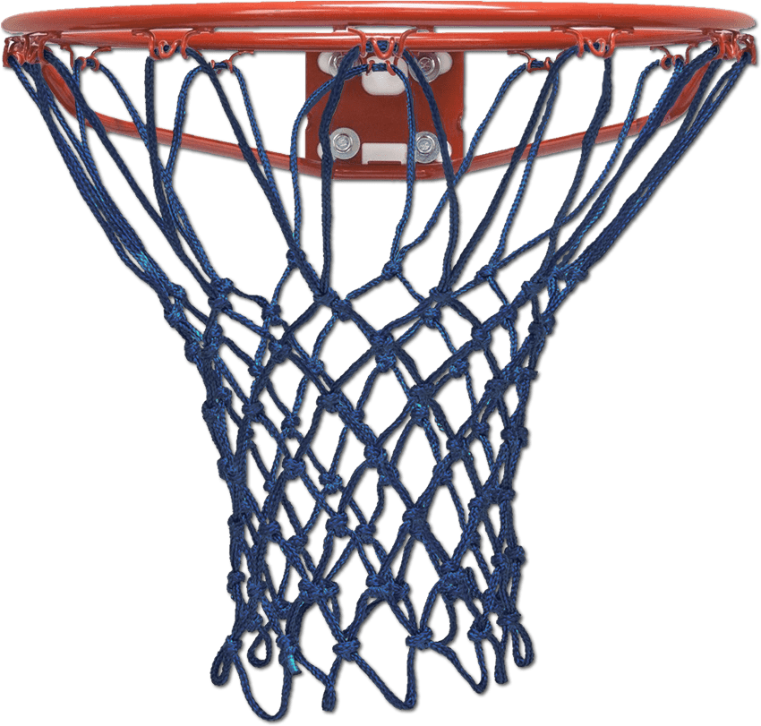 1set Standard Hoop Durable Nylon Basketball Goal Hoop Net Red/White/Blue Sports 